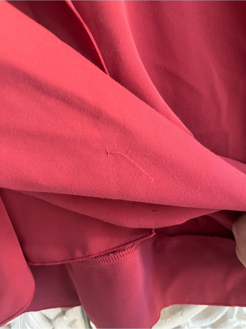 Babaton Aritzia Pink Wrap Front Long Sleeve Blouse Top Size Large - Picture 6 of 10